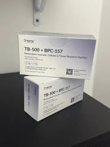 Customer photo review of TB-500 + BPC-157 Lyophilized Vial + Sterile Water