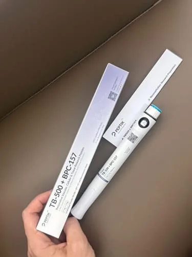 Customer photo review of TB-500 + BPC-157 Lyophilized Vial + Sterile Water