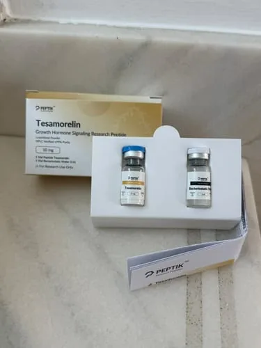 Customer photo review of Tesamorelin Lyophilized Vial + Sterile Water