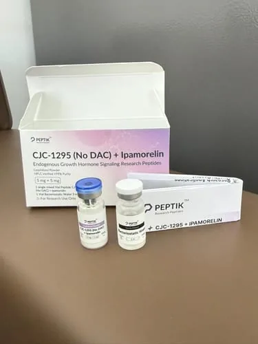 Customer photo review of CJC-1295 (NO DAC) + Ipamorelin Lyophilized Vial + Sterile Water
